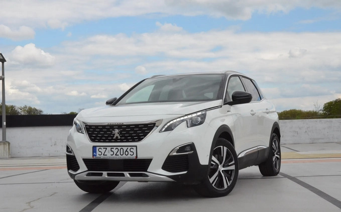 Peugeot 3008 cena 71900 przebieg: 99000, rok produkcji 2017 z Zabrze małe 781